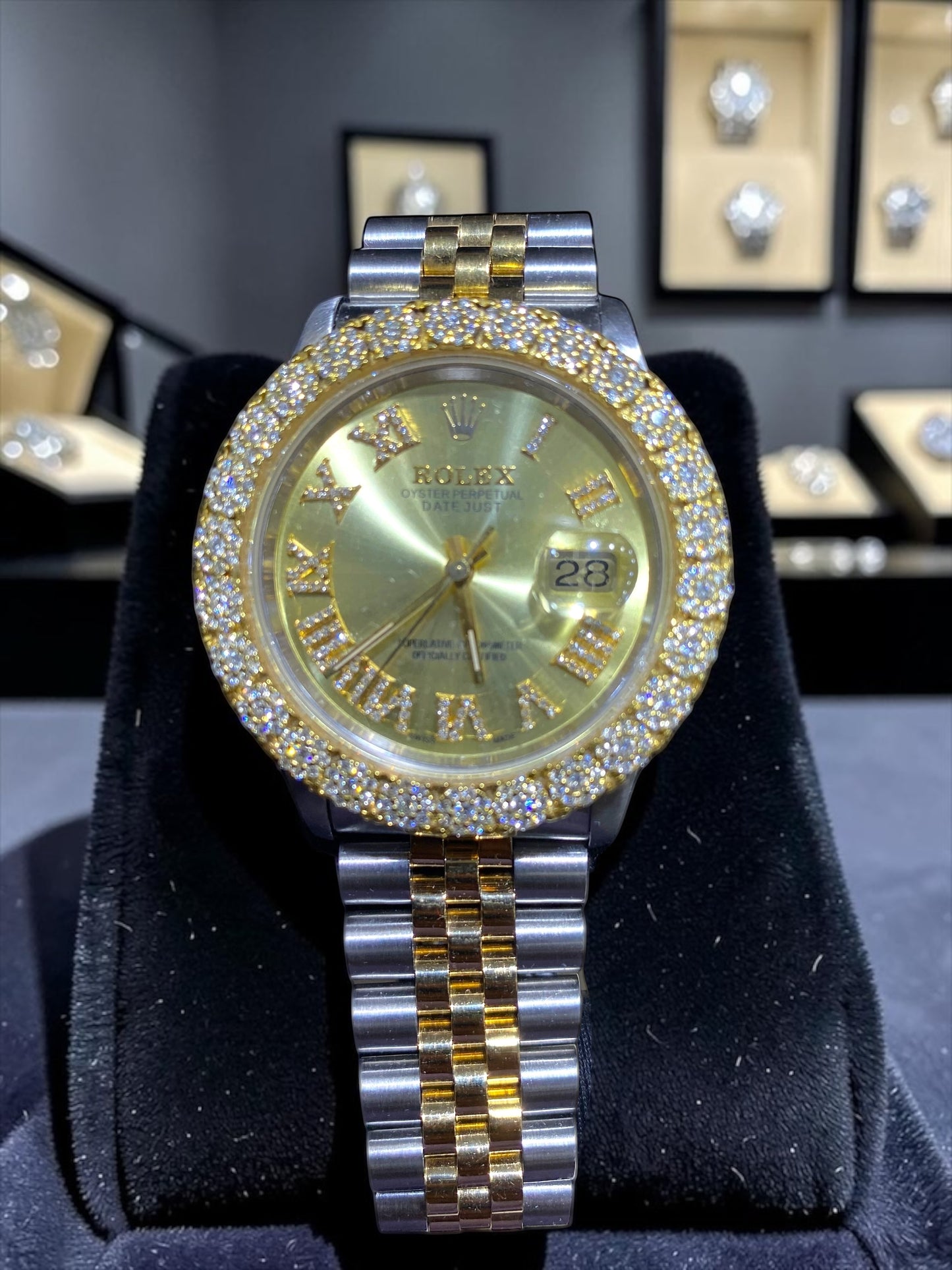 Rolex 36MM Datejust Two Tone & Stainless Steel Models With Box