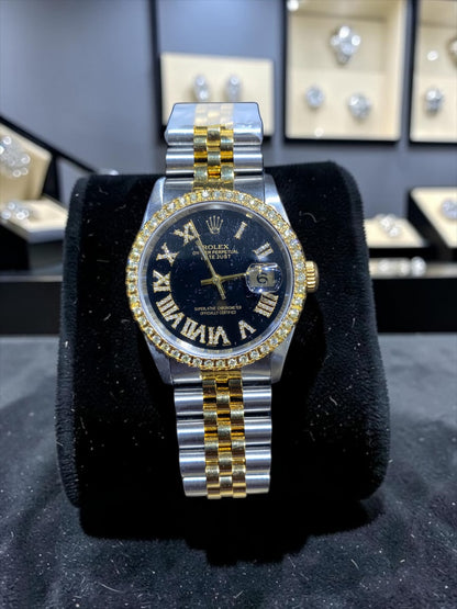 Rolex 36MM Datejust Two Tone & Stainless Steel Models With Box