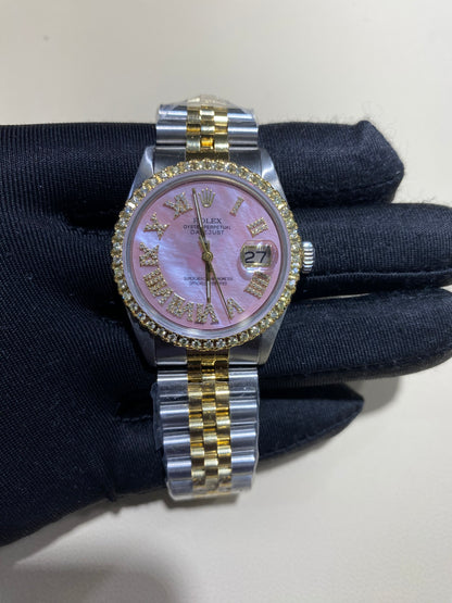 Rolex 36MM Datejust Two Tone & Stainless Steel Models With Box