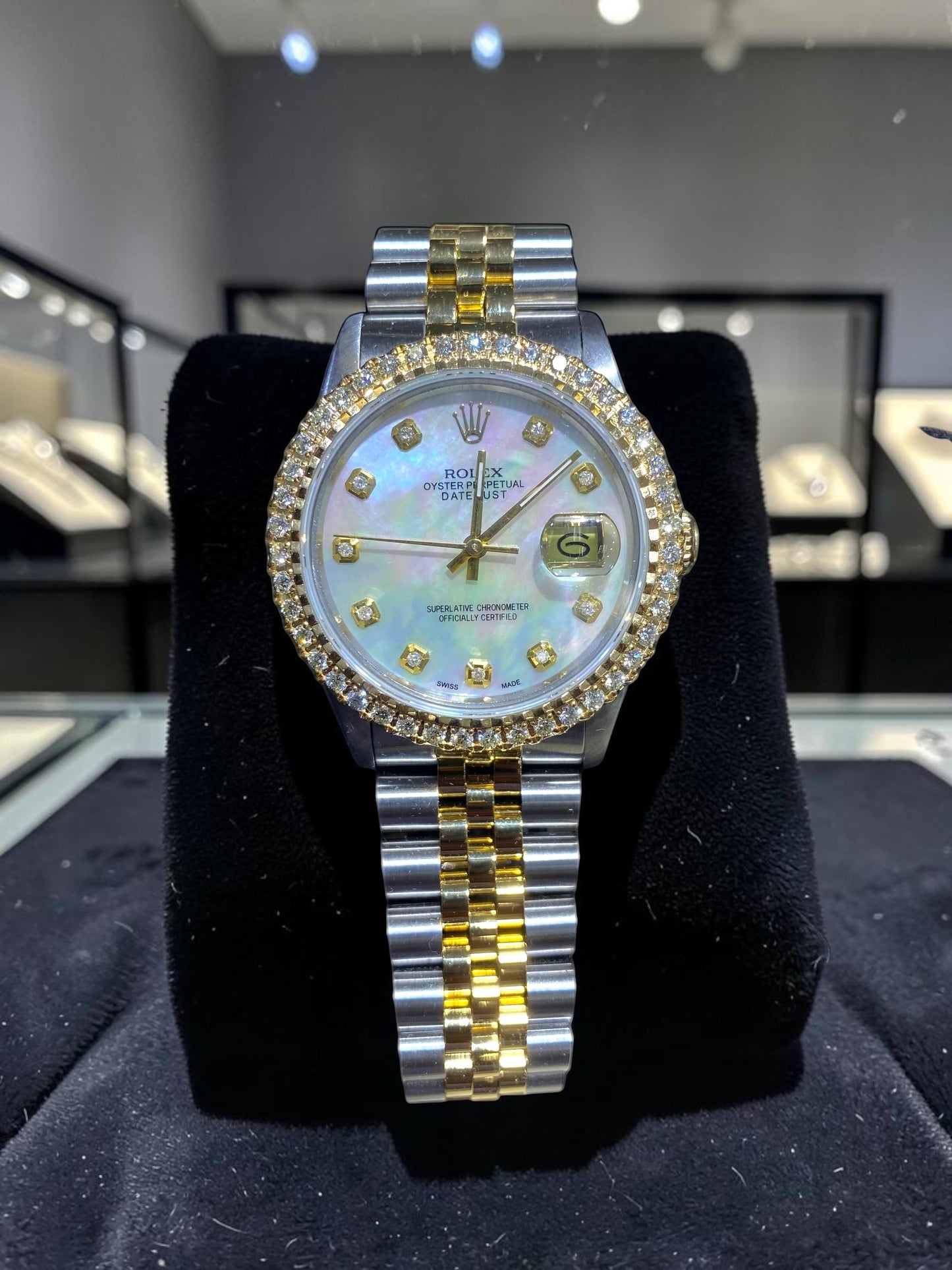 Rolex 36MM Datejust Two Tone & Stainless Steel Models With Box