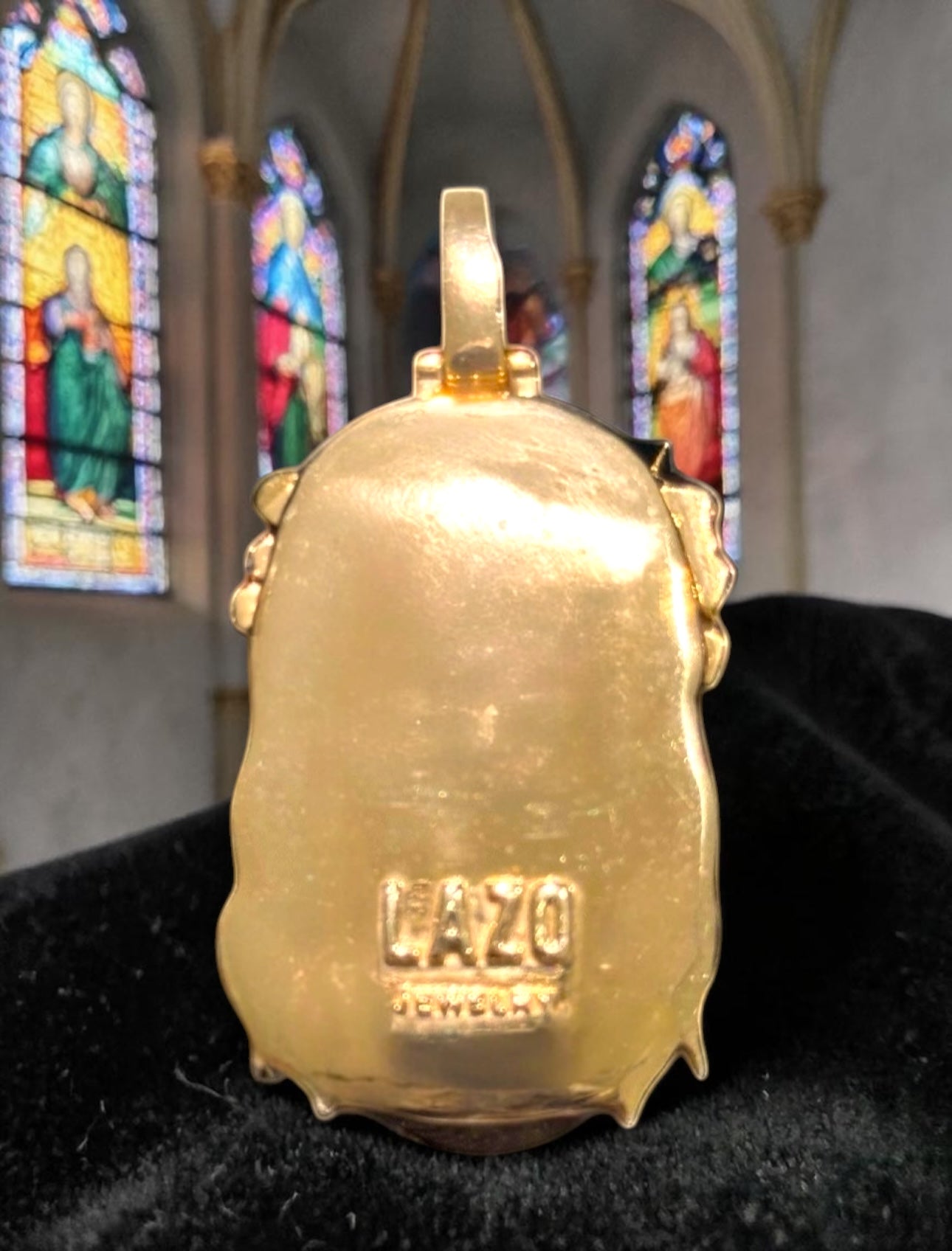 Exclusive 1-of-1 Lazo The Jeweller Jesus Pendant - Gold & Diamond Masterpiece