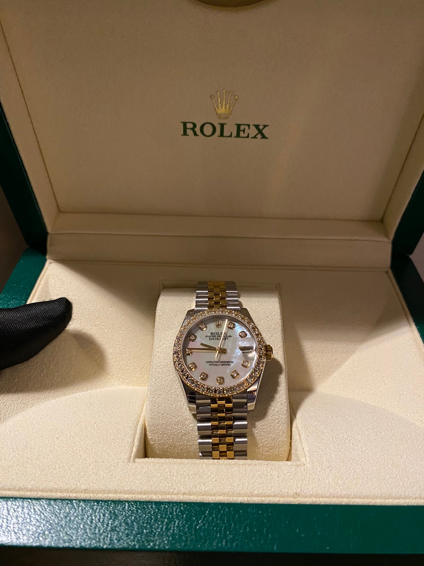 Rolex Datejust 31mm Diamond MOP | Ref. 178383 | Diamond Bezel with Box