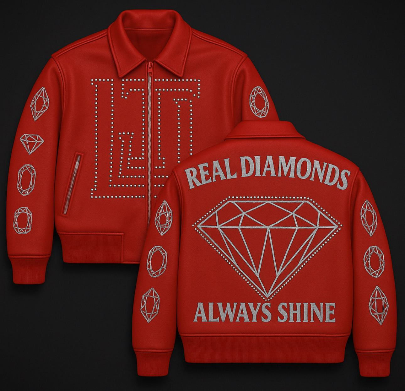 Real Diamonds Always Shine™ Luxury Wool Jacket | Limited Edition