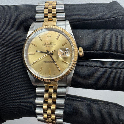 Rolex Datejust 36mm Two-Tone – Champagne Dial – Jubilee Bracelet | Vintage Luxury Classic