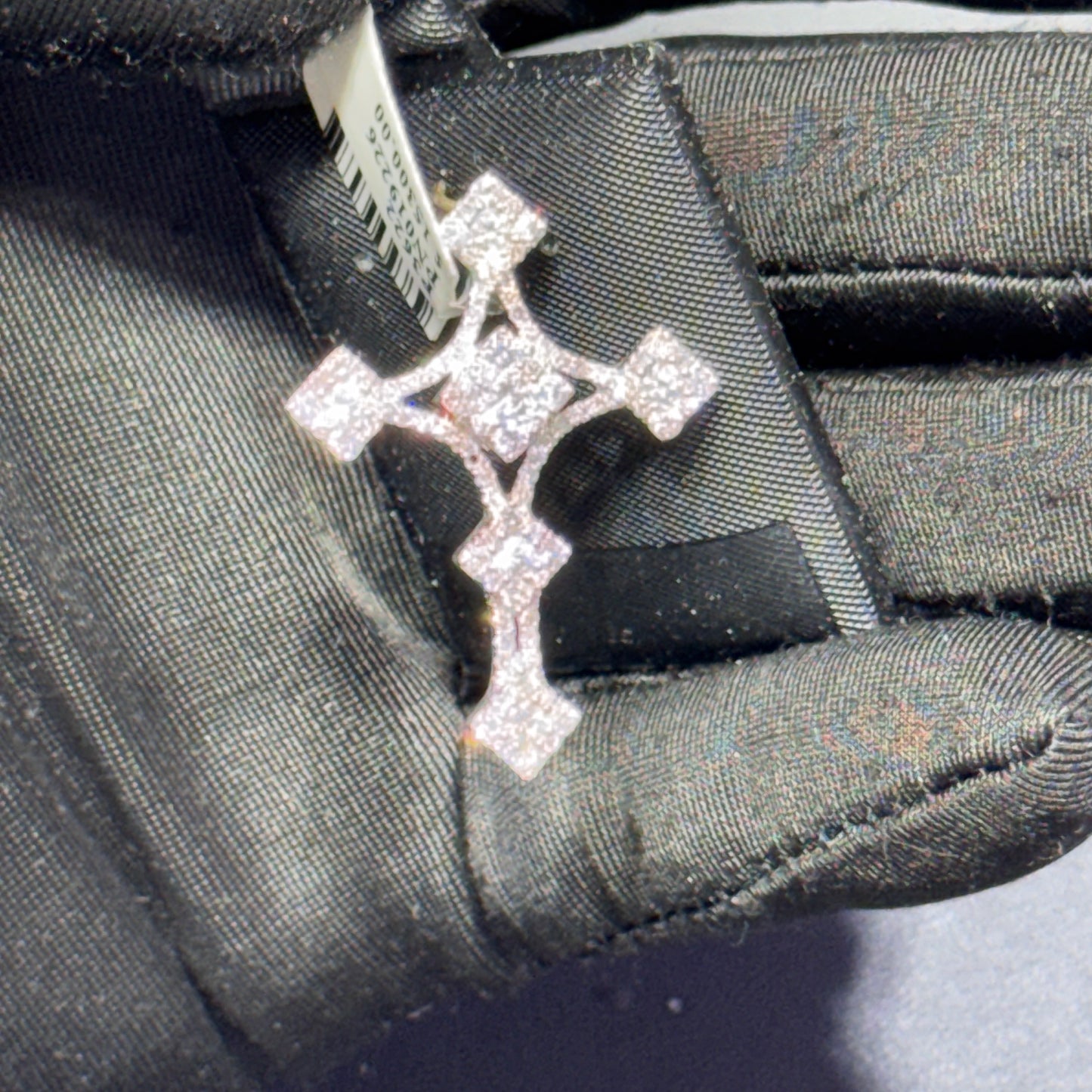 14K Gold Diamond Cross Pendant – Iced-Out Luxury Design