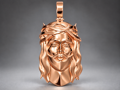 Gold Lazo Jesus Pendant - Designed by Lazo The Jeweller