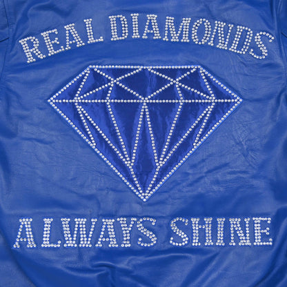 Real Diamonds Always Shine™ Luxury Leather Jacket Limited Edition