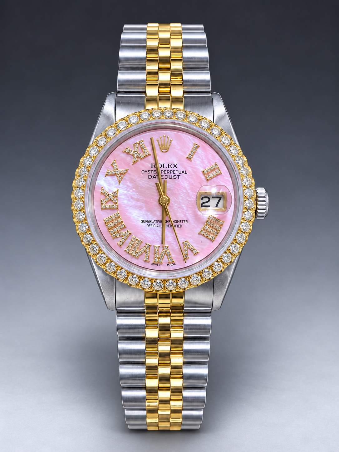 Rolex 36MM Datejust Two Tone & Stainless Steel Models With Box