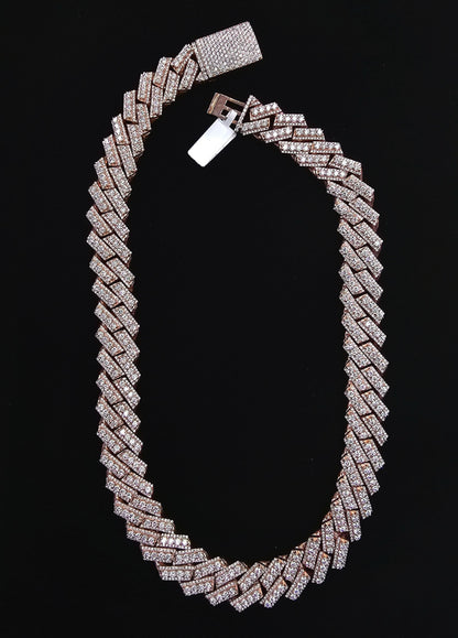 Natural Diamond & Baguette Miami Cuban Chain