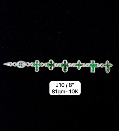 Lazo Cross Mix VCA Style Bracelet