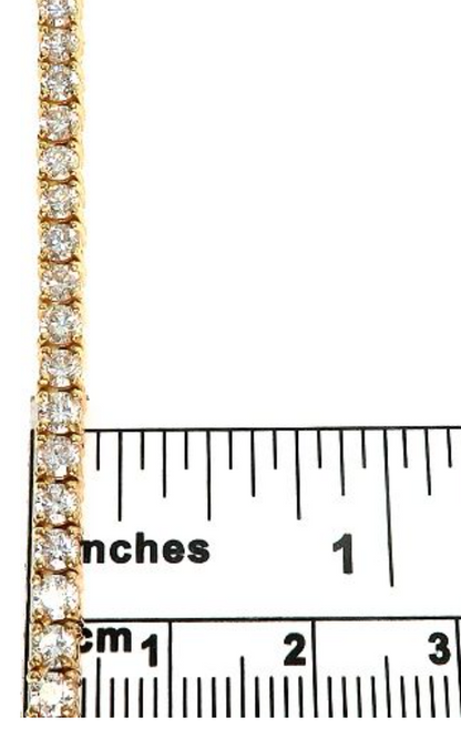 10K Natural Diamond 10 Pointer Tennis Chain
