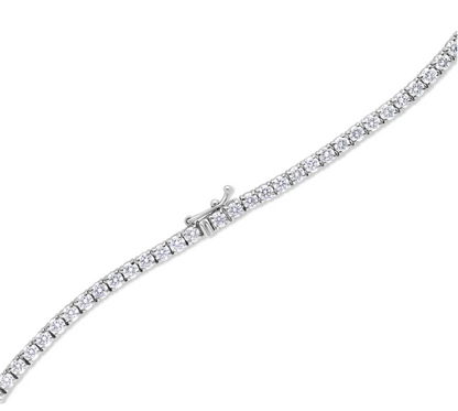 10K Natural Diamond 10 Pointer Tennis Chain