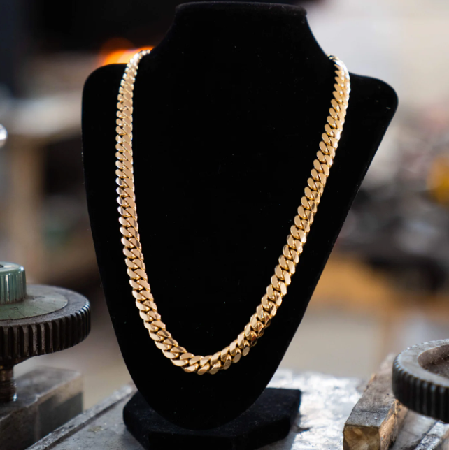 Handmade Miami Cuban Link Chains In 10 & 14k Solid