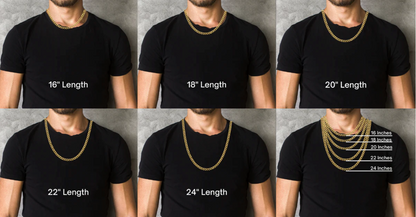 Handmade Miami Cuban Link Chains In 10 & 14k Solid