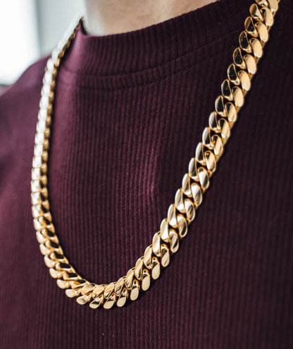 Handmade Miami Cuban Link Chains In 10 & 14k Solid