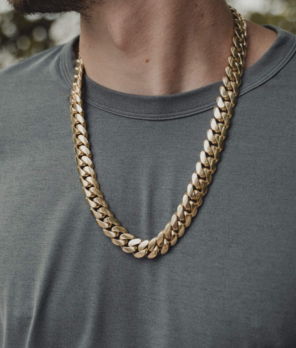 Handmade Miami Cuban Link Chains In 10 & 14k Solid