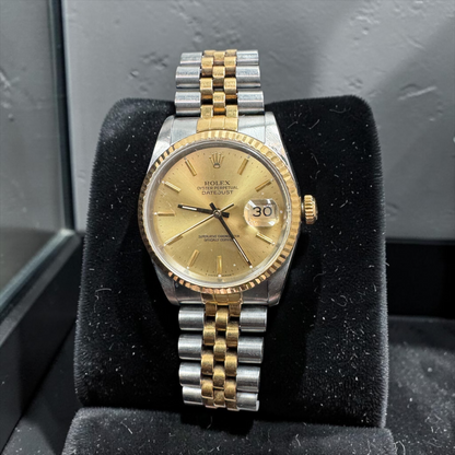 Rolex Datejust 36mm Two-Tone – Champagne Dial – Jubilee Bracelet | Vintage Luxury Classic