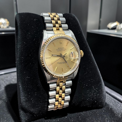 Rolex Datejust 36mm Two-Tone – Champagne Dial – Jubilee Bracelet | Vintage Luxury Classic