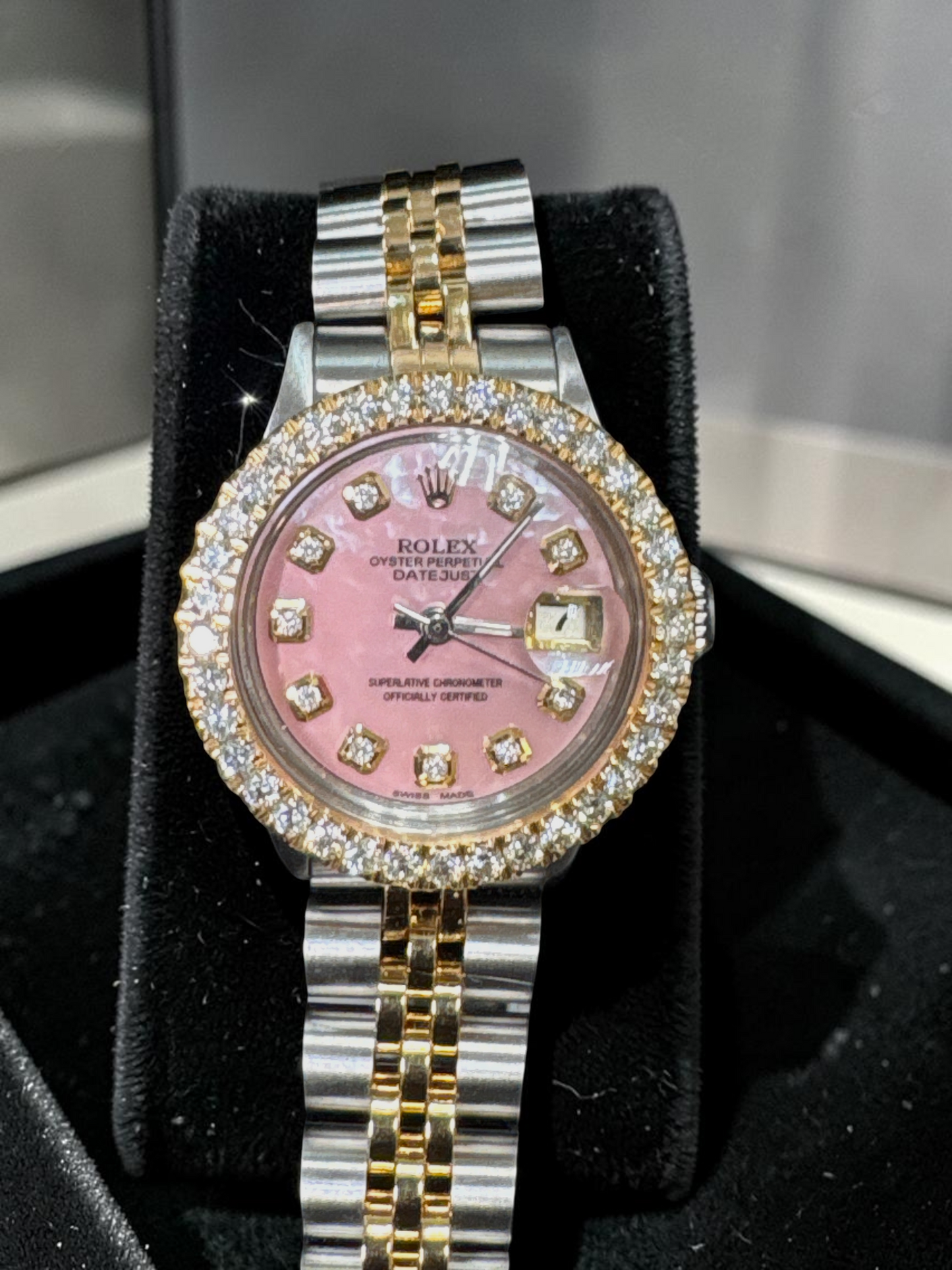 Rolex Datejust 26MM Two-Tone Oyster | Diamond Bezel | Diamond Dial