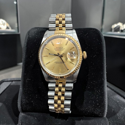 Rolex Datejust 36mm Two-Tone – Champagne Dial – Jubilee Bracelet | Vintage Luxury Classic
