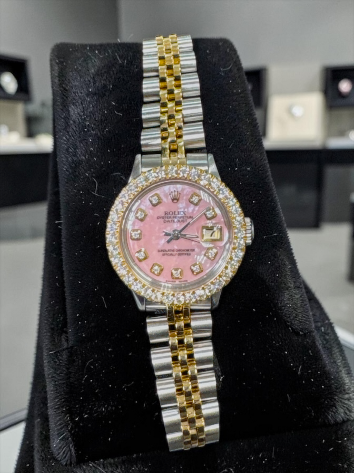 Rolex Datejust 26MM Two-Tone Oyster | Diamond Bezel | Diamond Dial