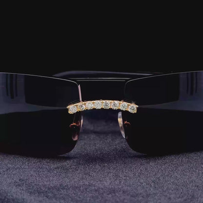 White & Gold Cartier Buffs with 5.9g Gold & 4.16CT VS Diamonds