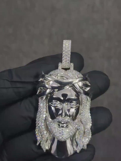 Exclusive 1-of-1 Lazo The Jeweller Jesus Pendant - Gold & Diamond Masterpiece